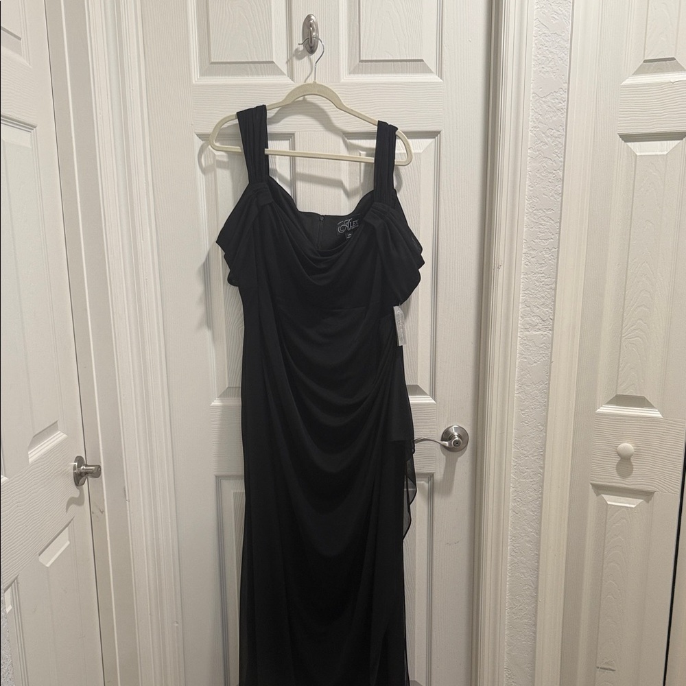 Alex Evenings Strapless Black Dress